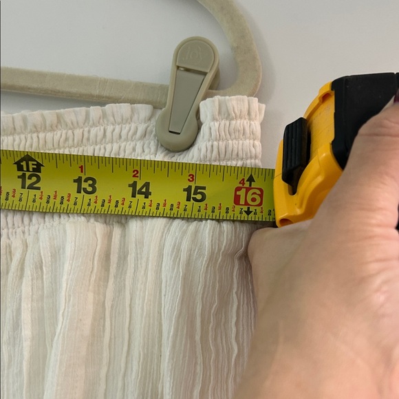 White and Black Patterned Women's Skirt - Picture 7 of 8